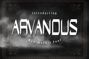 Arvandus: A Modern Display Font for Editorial Design