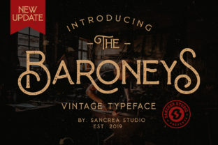 Baroneys: A Vintage Display Font for Polished Branding