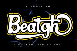 Beatgh: A Modern Display Font for Bold Branding