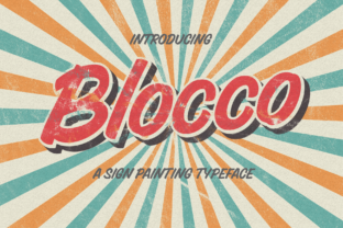 Blocco: A Playful Display Font for Makers