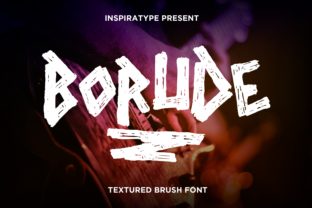 Borude: The Textured Display Font for Bold Campaigns