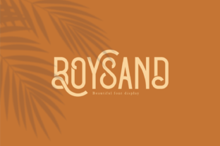 Boysand: A Modern Display Font for Web Design