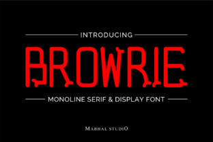 Browrie: A Quirky Sans Serif Font for Crafters