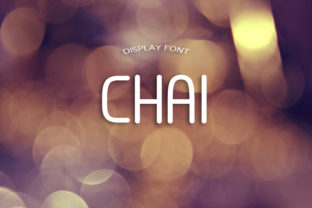 Chai: The Elegant Display Font for Bold Campaigns