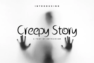 Creepy Story: A Spooky Display Font for Web Design