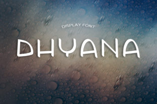 Dhyana: A Modern Display Font for Editorial Design