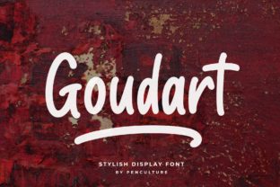 Goudart: A Joyful Display Font for Makers