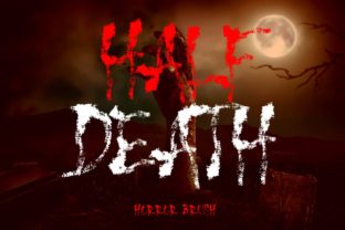 Half Death: A Bold Blackletter Font for Branding