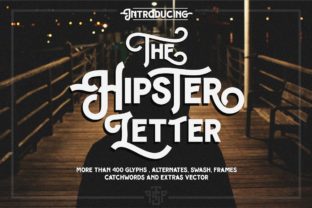 Hipster Letter: A Standout Display Font for Marketers
