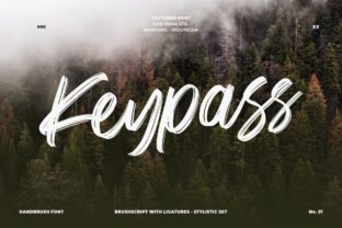 Keypass: A Bold Display Font for Modern Editorial Design