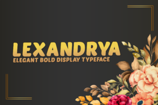 Lexandrya: A Charming Display Font for Web Design