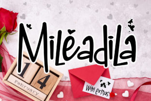 Mileadila: A Romantic Display Font for Editorial Design
