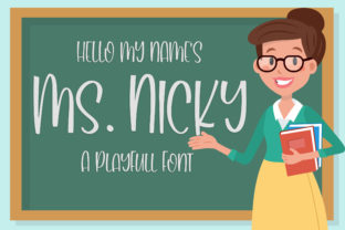 Mr. Nicky: A Friendly Display Font for Small Business