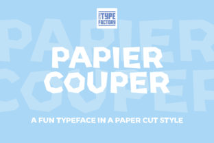 Papier Couper: A Standout Display Font for Web Design