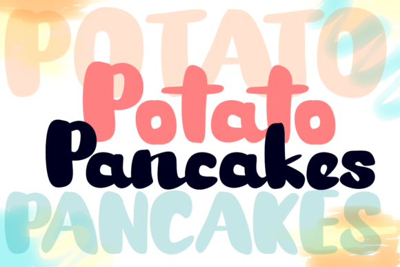 Potato Pancakes: A Sweet Display Font for Small Business