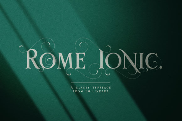 Rome Ionic: A Premium Serif Font for Brand Identity