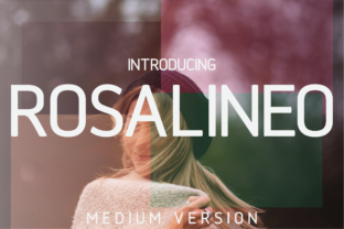 Rosalineo Medium: A Modern Sans Serif Font for Campaigns