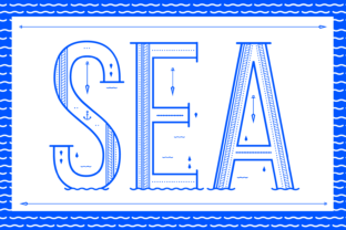 Sea: A Premium Display Font for Digital Campaigns