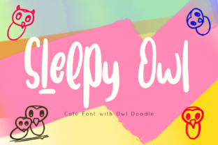 Sleepy Owl: A Charming Display Font for Editors