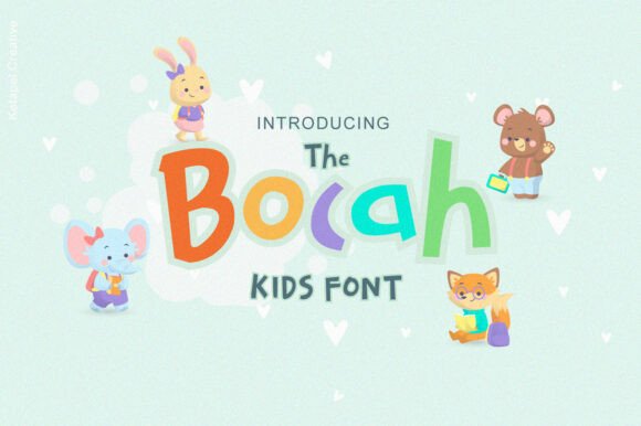The Bocah: A Bold Display Font for Standout Branding
