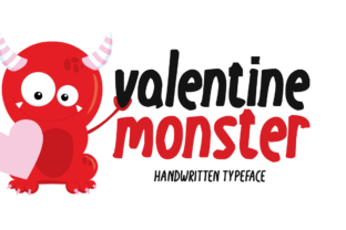 Valentine Monster: A Playful Display Font for Marketers
