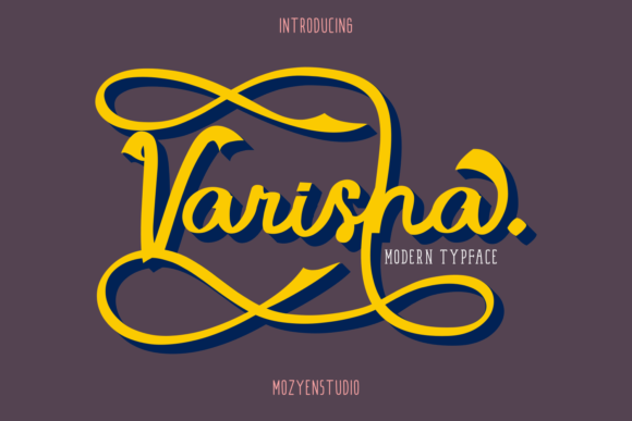 Varisha: The Modern Display Font for Campaigns