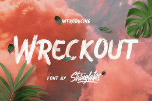 Wreckout: A Bold Display Font for Editorial Impact